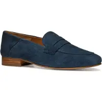 Geox MANTINEA loafer & mocassin, daim, bleu, femmes