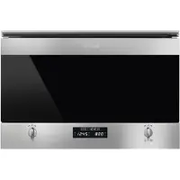 Smeg Mp322x1 1250w Built-in Microwave With Grill Clair 21 Liters / EU Plug 220V