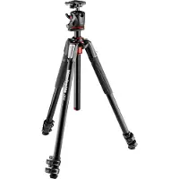 Manfrotto Aluminium 055xpro As Tripod Kit With Ball Head Argenté