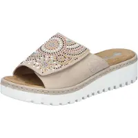 Rieker Mule nude / or / noir / blanc