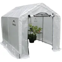 ShelterLogic Serre en film plastique 240 x 180 cm blanc