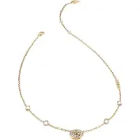 GUESS Kette, (Acier inoxydable, Zircone, 40.5 cm)