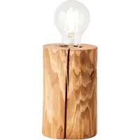Brilliant Lampe de table en bois Trabo 15cm bois marron