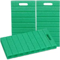 Relaxdays Tapis De Jardinage En Lot De 3, Coussin Pour Genoux Pratique, Garage, Protection, Hlp : 4 X 39,5 X 20 Cm, Vert -