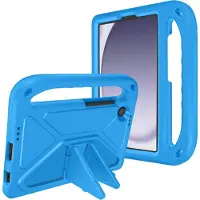Avizar Coque Antichoc Enfant pour Samsung Tab A9 avec Poignée et Support Bleu