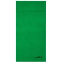 JELEX "100FIT" Serviette de fitness avec une poche zippée vert
