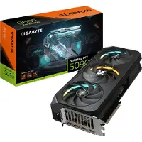 Gigabyte GeForce RTX 5090 GAMING OC 32G Carte Graphique - 32 Go GDDR7, 512 bits, PCI-E 5.0, 2550MHz Core Clock, 3 x DP 2.1a, 1 x HDMI 2.1b, NVIDIA DLSS 4, GV-N5090GAMING OC-32GD
