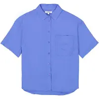 Garcia D50038 Short Sleeve Shirt Bleu XL Femme