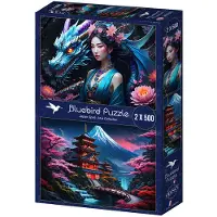 Bluebird Puzzle Puzzle Japon Esprit Asie Collection 2x500 Teile