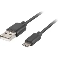 Lanberg CA-USBM-20CU-0030-BK, 3 m, USB A, USB C, USB 2.0, 0,48 Gbit/s, Noir