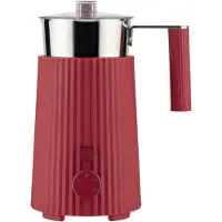 Alessi Mousseur à lait Plisse Red