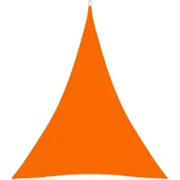 vidaXL Voile de parasol tissu oxford triangulaire 4x5x5 m orange