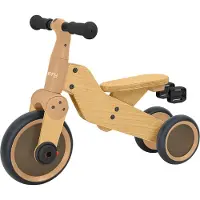 Sunny Draisienne Avec Panier, 4 Roues En Bois Naturel - 1,5 An À 3 Ans