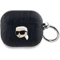 Karl Lagerfeld Monogram Karl Head Case pour Airpods 3 - Noir