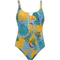 Vivid Maillot de bain bleu clair / jaune d'or / rouge / blanc