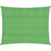 vidaXL Voile d'ombrage 160 g/m² Vert clair 6x7 m PEHD