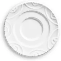 Sonstige Verlage Gmundner Keramik Weißgeflammt Soucoupe Espresso (Ø 11cm)