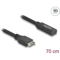 DeLOCK USB 10 Gbps Câble Type-E Key A 20 broches mâle vers USB Type-