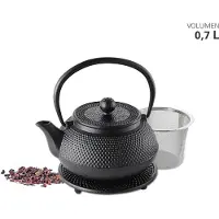 Weis Théière en fonte 0,7 litre avec soucoupe 17942 (0.70 l)