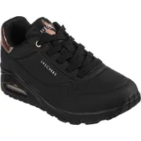 SKECHERS Baskets basses or / noir