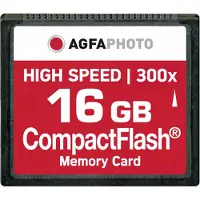 Agfa Compact Flash, 16GB, 16384 MB, flash compact (CF), 100000 cycles par secteur logique, 42.8 mm, 3.3 mm, 36.4 mm