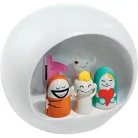 Alessi Ensemble de 4 scènes de nativité Presepe