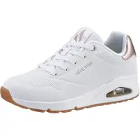 SKECHERS Baskets basses 'Uno - Golden Air' blanc