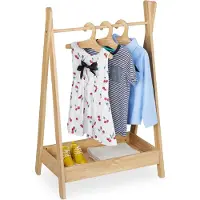 Relaxdays Kinder-Kleiderständer (62 x 40 x 98.50 cm)