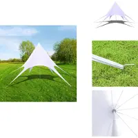 vidaXL Pavillon de jardin Hexagon Stern 14m - Pavillons & Tentes de réception