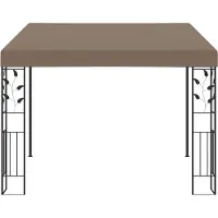 vidaXL Pavillon mural 3x3x2,5 m Taupe - Pavillons & Tentes de réception