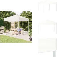 vidaXL Tente de réception pliante blanche 3x3 m - Pavillons & Tentes de réception