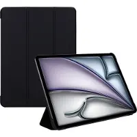 Mobiparts Tablet Stand Case Apple iPad Air 13 (2024/2025) Black (Bulk) (Apple iPad Air 13 2024), Étui pour tablette, Noir