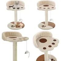 vidaXL Arbre à chat sisal 40 cm Beige et brun - Arbre à chat - Arbres à chat - Arbres à chats