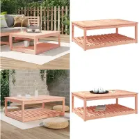 vidaXL Table de jardin 121x82,5x45 cm Bois massif Douglas - Table de jardin - Tables de jardin - Table de terrasse - Table basse de jardin