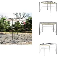 vidaXL Pavillon de jardin avec toit escamotable - Pavillons & Tentes de réception
