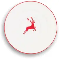 Sonstige Verlage Gmundner Keramik Rubinr. Hirsch Soucoupe pour espresso (Ø11cm)