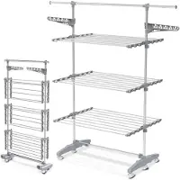 OEM Supports à tambour rabattables - Tour de séchage - Séchoir sur roulettes