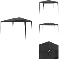 vidaXL Tente de réception 3x4 m PE Anthracite - Pavillons & Tentes de réception