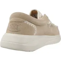 HEY DUDE Wendy Comf Suede Crochet Couleur Brun Clair