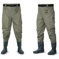 Delphin HRON Pants, 47, vert/noir, waders, 101004227