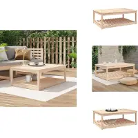 vidaXL Table de jardin 121x82,5x45 cm Pin massif - Tables de jardin