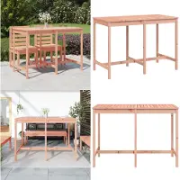 vidaXL Table de jardin 159,5x82,5x110 cm Bois massif Douglas - Table de jardin - Tables de jardin - Table d'extérieur - Table de terrasse