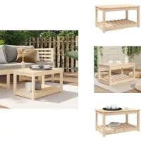 vidaXL Table de jardin 82,5x50,5x45 cm Pin massif - Tables de jardin