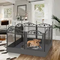 OEM Lit pour chien avec fond, 8 pièces, avec coussins