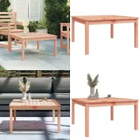 vidaXL Table de jardin 82,5x82,5x45 cm Bois massif Douglas - Table de jardin - Tables de jardin - Table de terrasse - Table d'extérieur