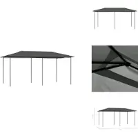 vidaXL Pavillon 3x6x2,6 m Anthracite 160 g/m² - Pavillons & Tentes de réception