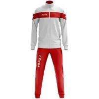 Zeus Tuta Apollo Hommes Survêtement blanc rouge