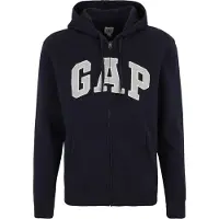 Gap Veste de survêtement bleu marine / gris chiné / blanc