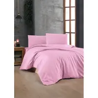 L'essentiel Maison , Lilac, Ranforce Super King Housse de couette (FR), Violet, 100 % COTON RANFORCE, 260 x 220 cm