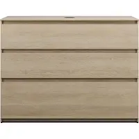 Burgbad Lin20 meuble sous-lavabo avec plan de toilette, 3 tiroirs, 1202x552x900mm, WXOE120F5355